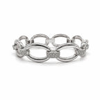 14K White Gold 1.10 CT Diamond Bracelet DB034 IZTJ