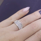 Platinum Princess-Cut Diamond Band – 1.50CT WB1081