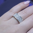 Platinum Princess-Cut Diamond Band – 1.50CT WB1081