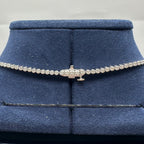 14K White Gold 2.60CT Natural Diamond Necklace – 15” DN053 ITJJ