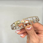 14K Yellow Gold Diamond Bangle – 1.46 CT DB00073 ITJJ