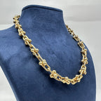 14K Yellow Gold Link Necklace – 17 Inches AIST