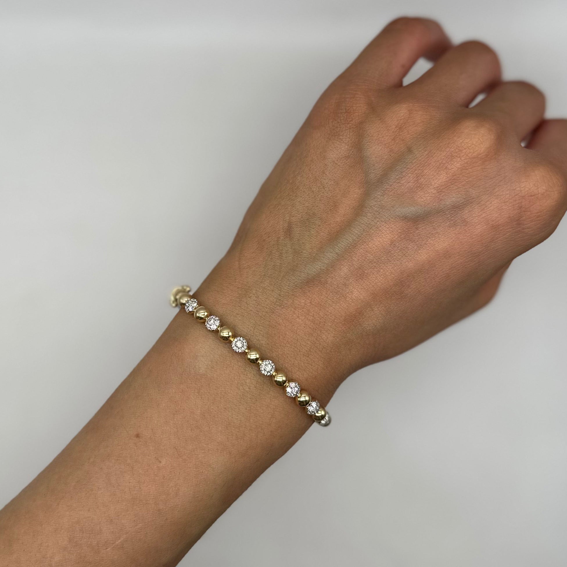 14K Yellow Gold Diamond Bracelet – 1.04 CT YKB00132