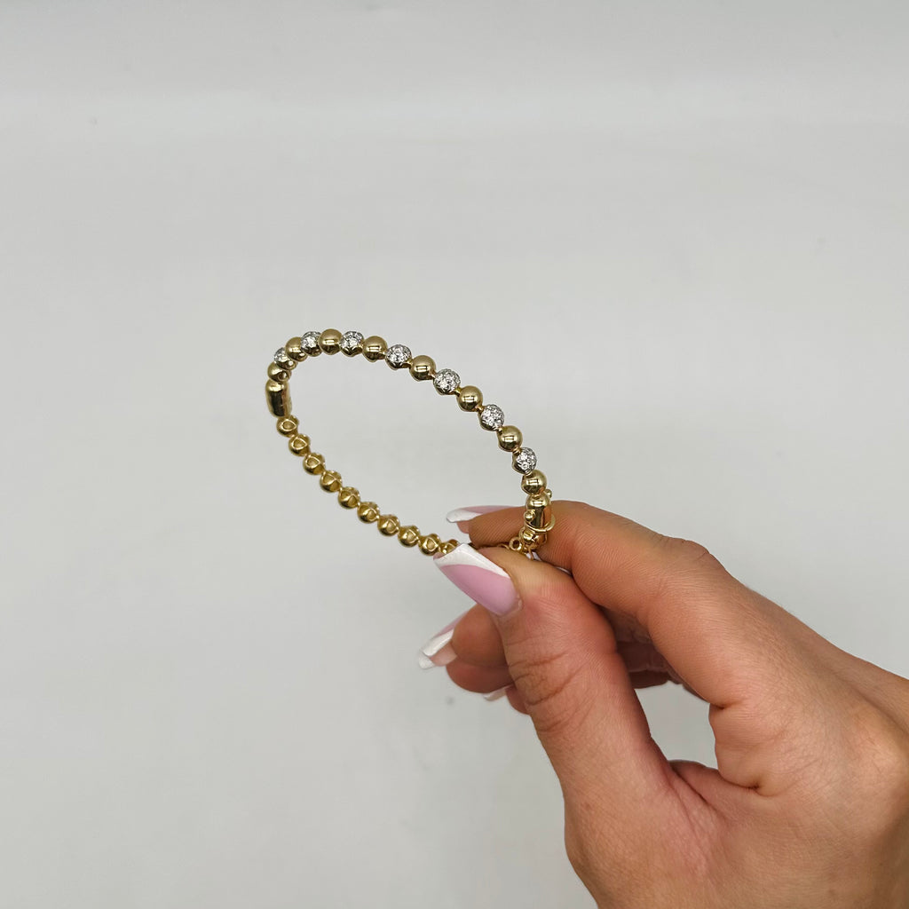 14K Yellow Gold Diamond Bracelet – 1.04 CT YKB00132