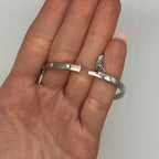 18K White Gold Diamond Bangle Bracelet PJB4703WB