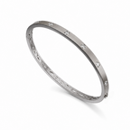 18K White Gold Diamond Bangle Bracelet PJB4703WB