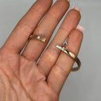14K Rose Gold Diamond Bangle Bracelet PJB4703