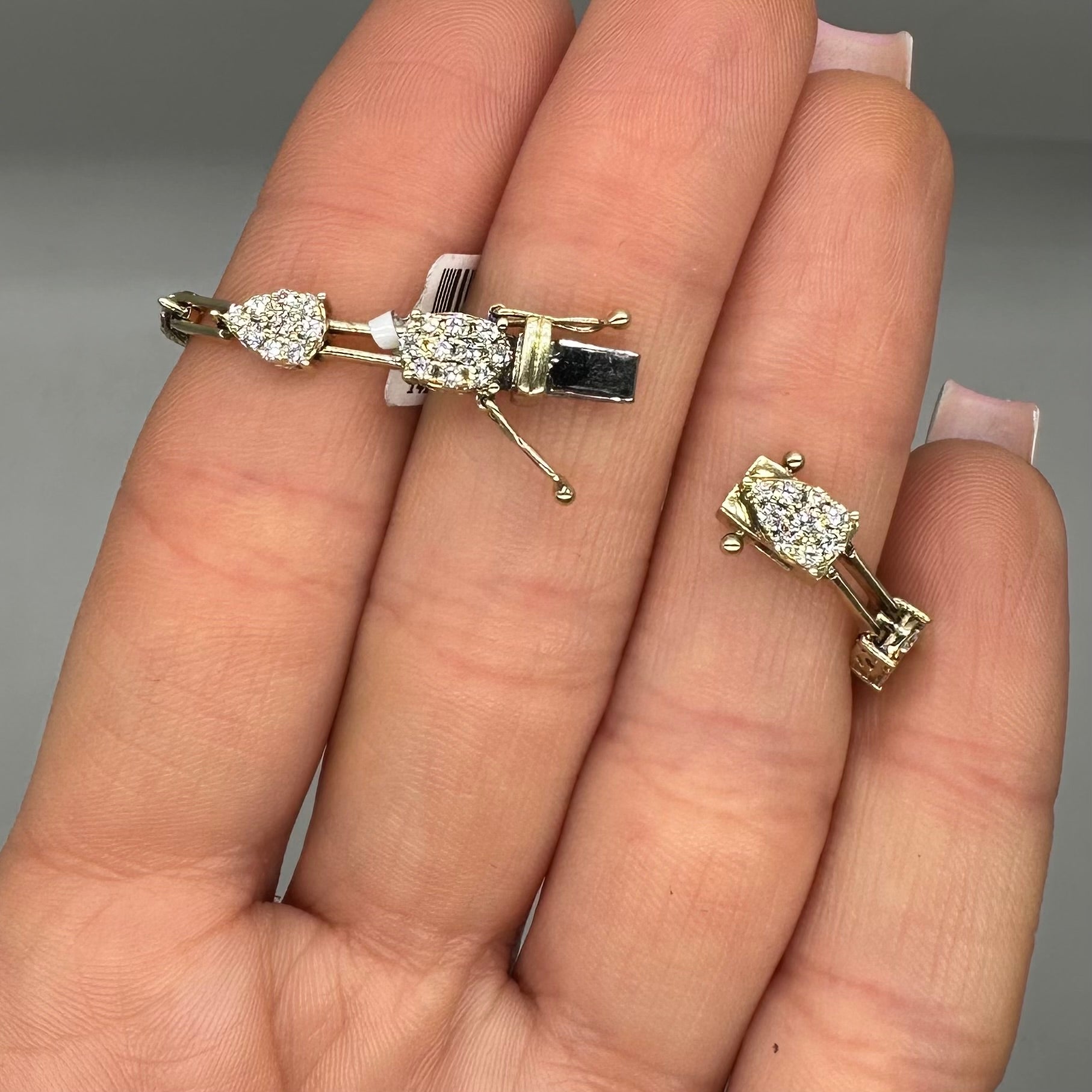 14K Yellow Gold Diamond Bracelet – 2.23 CT 7” DC-B14483