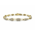 14K Yellow Gold Diamond Bracelet – 2.23 CT 7” DC-B14483