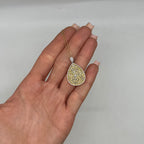 18K Yellow Gold Diamond Pendant Necklace with 2.94 CT Total Diamonds DP020 GNTJ