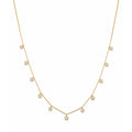 14K Yellow Gold Diamond Necklace with 0.51 CT Total Diamonds KAN59766A