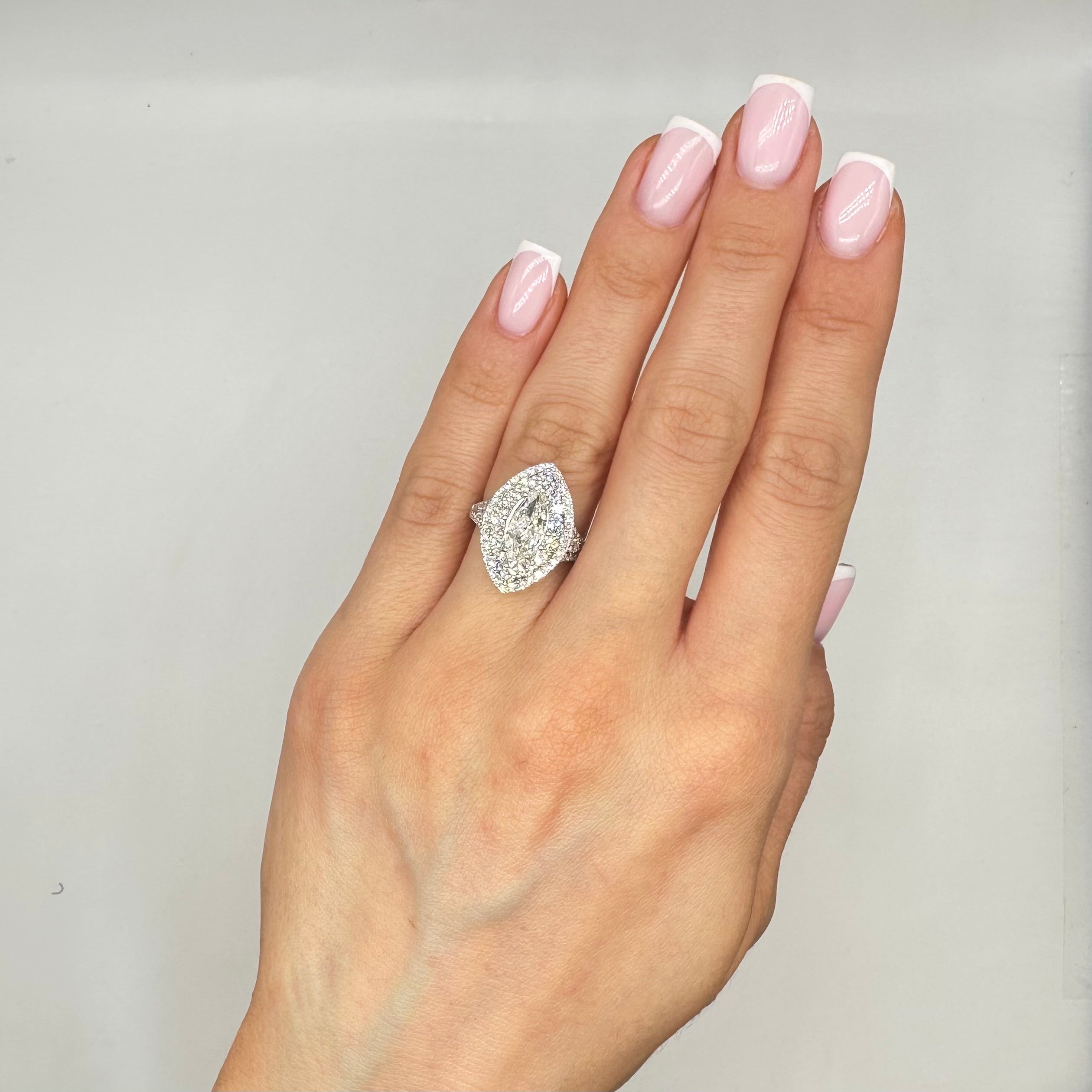 18K White Gold 2.55CT Diamond Ring MQER021 IAJJ IAJJ