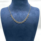 14K Yellow Gold Diamond Necklace – 0.68 CT, 14–17” Adjustable KVN00335-001