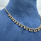 14K Yellow Gold Diamond Necklace – 0.68 CT, 14–17” Adjustable KVN00335-001