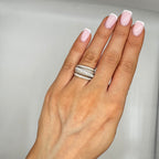 14K White Gold 3.68 CT Diamond Ring MSR0309