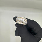 14K White Gold 3.68 CT Diamond Ring MSR0309