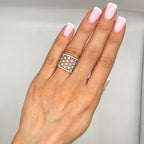 18K White Gold 1.15 CT Diamond Ring ITJJ