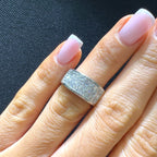 Platinum 1.50 CT Princess Cut Diamond Ring WB1081 ITJJ
