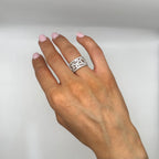 18K White Gold 0.60CT Diamond Ring WB069 SIIJJ