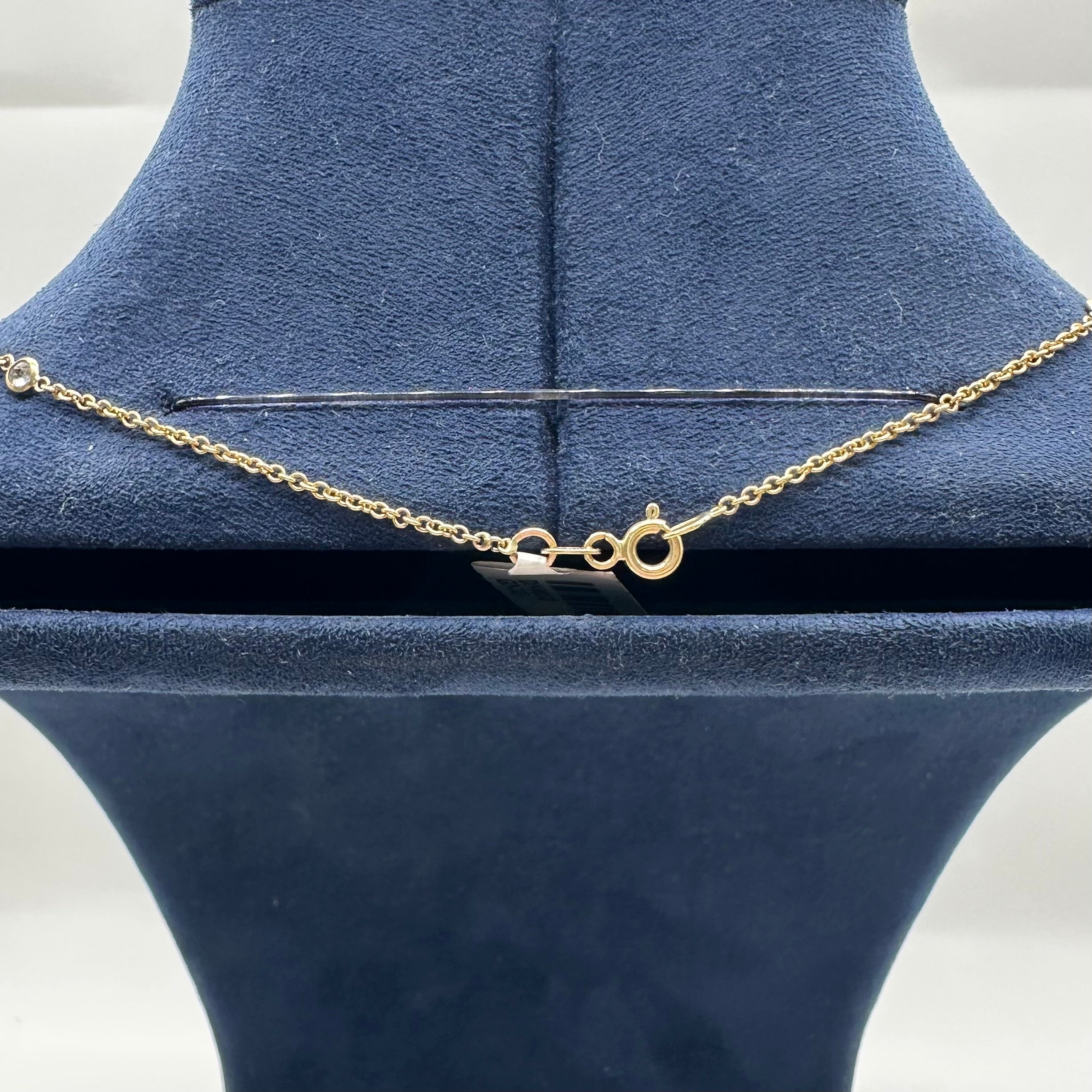 14K Yellow Gold 3.30 CT Diamond Necklace – 16” DN0032 GNJJ