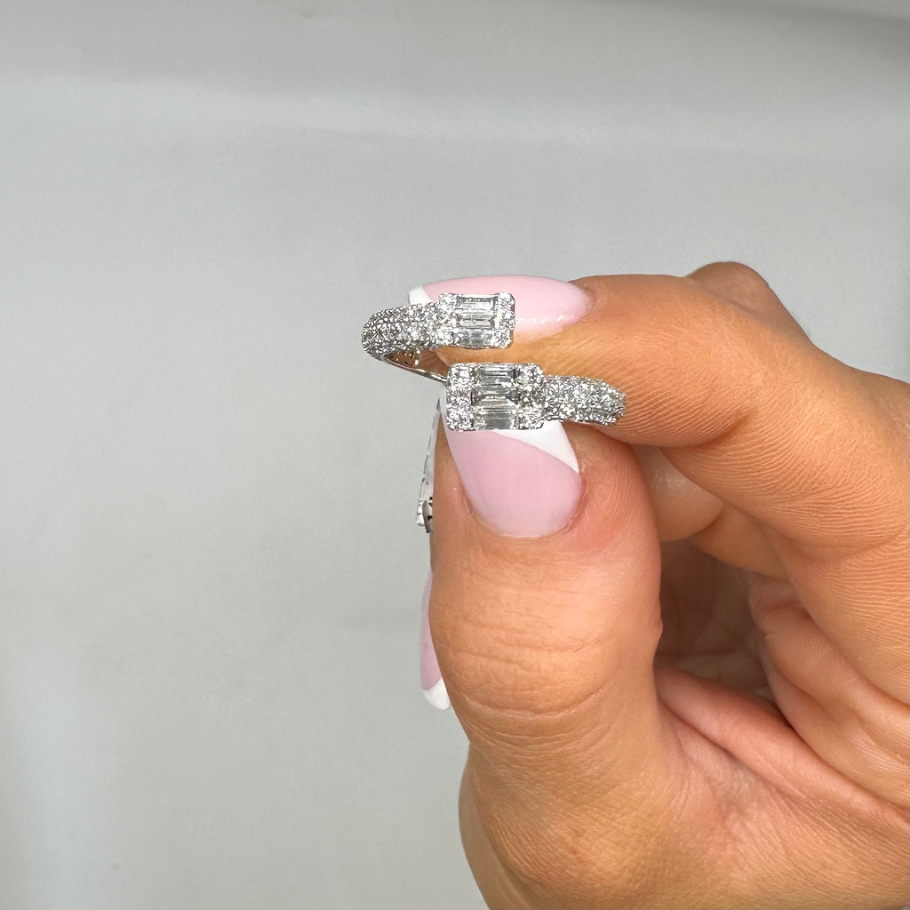 14K White Gold 1.15CT Diamond Ring DR067 ZEJ