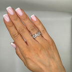 18K White Gold 1.22CT Diamond Ring DR119 ZEJ
