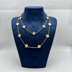 18K Yellow Gold 19.25 CT Diamond Necklace – 35” DN106 IJTJJ