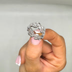 18K White Gold 1.22CT Diamond Ring DR119 ZEJ