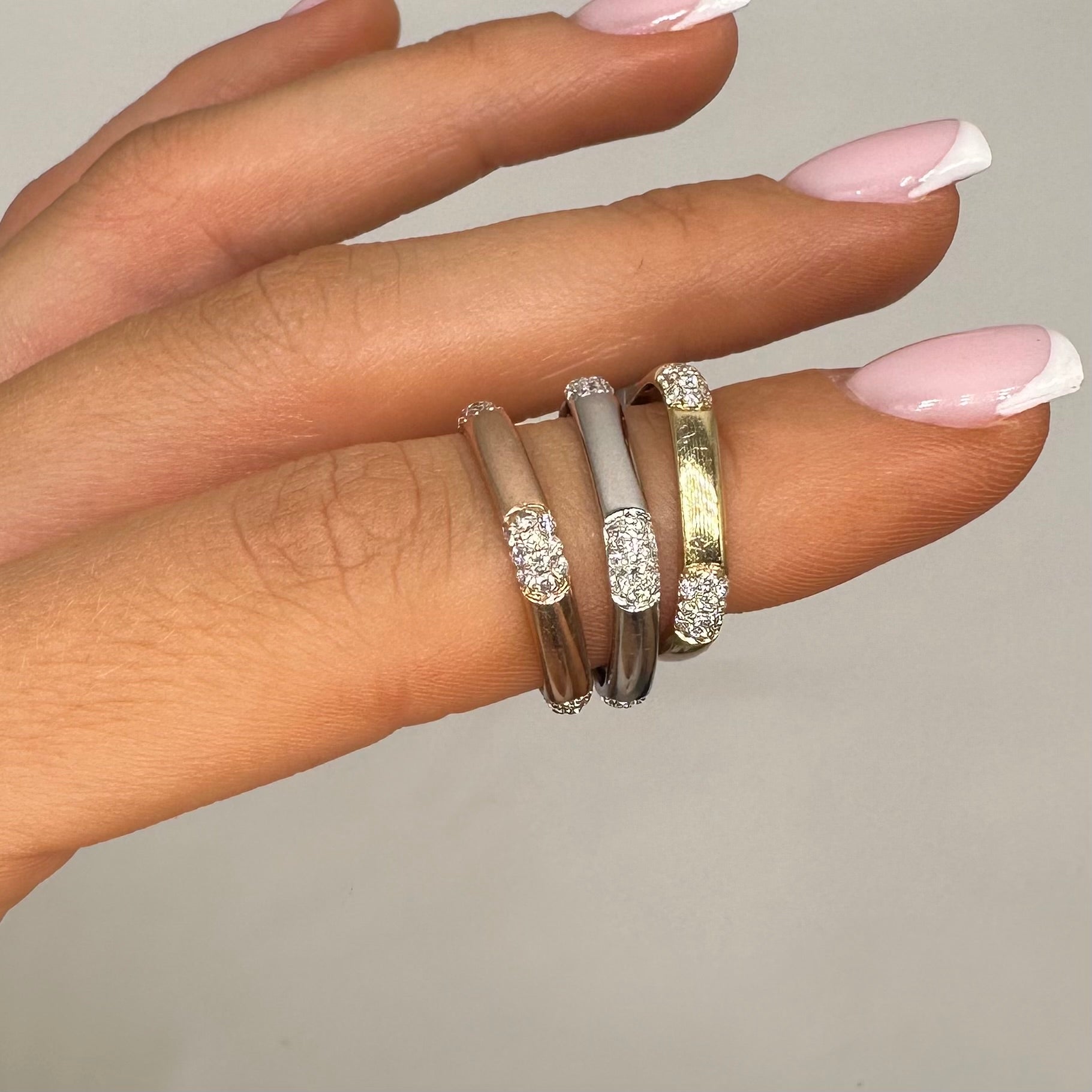 18K Gold Diamond Band Ring – 0.40CT WB455 NJJ