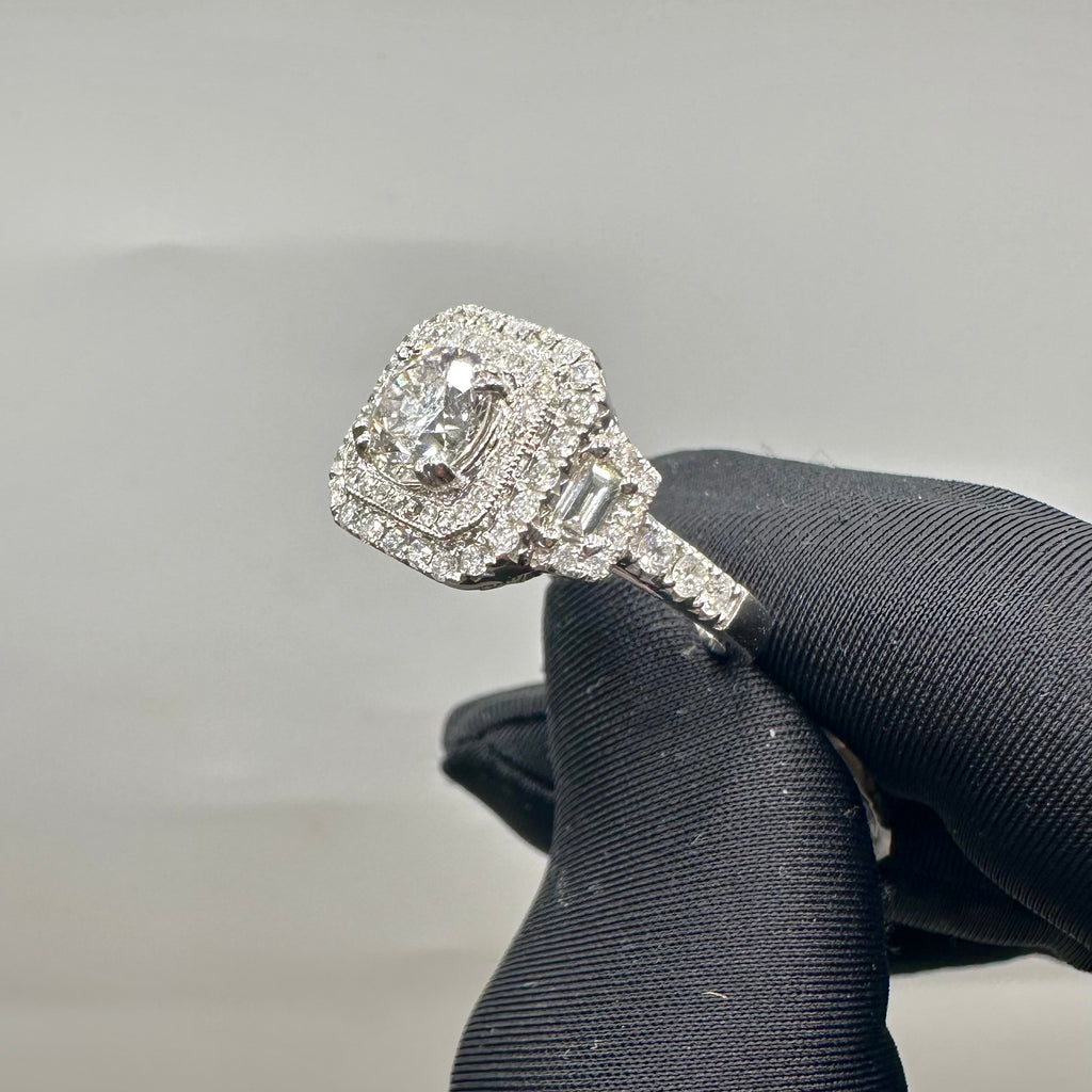 14K White Gold 2.01CT Diamond Ring RDER040 IJTJ GATJ