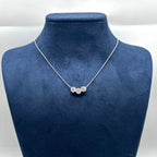 14K White Gold 2.10 CT Clarity-Enhanced Round Diamond Pendant Necklace – 16” & 18” GNTJ