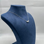 14K White Gold 2.10 CT Clarity-Enhanced Round Diamond Pendant Necklace – 16” & 18” GNTJ