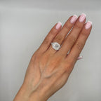 14K White Gold 2.01CT Diamond Ring RDER040 IJTJ GATJ