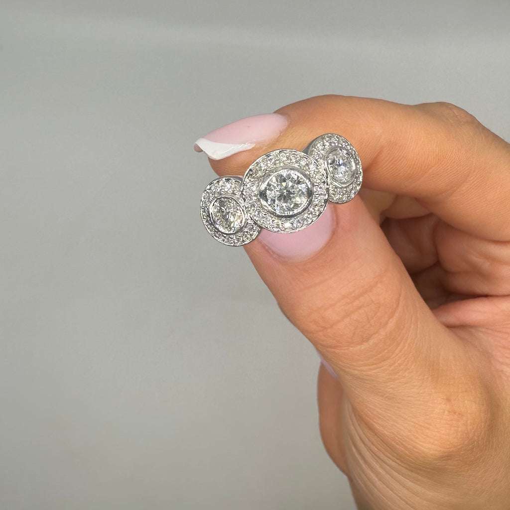 14K White Gold 2.30CT Diamond Ring – DR042 GGJJ