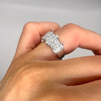 18K White Gold 2.10 CT Diamond Ring – F–G Color, VS2–SI1 Clarity WB0137 GIJJ