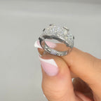 18K White Gold 2.10 CT Diamond Ring – F–G Color, VS2–SI1 Clarity WB0137 GIJJ
