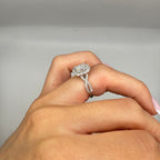 14K White Gold 2.03 CTW Diamond Ring DR118 GTJJ
