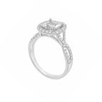 14K White Gold 2.03 CTW Diamond Ring DR118 GTJJ