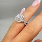 14K White Gold 1.50CT Diamond Ring DR054 IJTJ