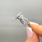 14K White Gold 1.50CT Diamond Ring DR054 IJTJ