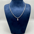 14K White Gold 2.90 CT Diamond Necklace - 16.5” DN104 ATJJ