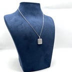 18K White Gold 1.67 CT Diamond Pendant Necklace – 16” DP0027 GGTJ
