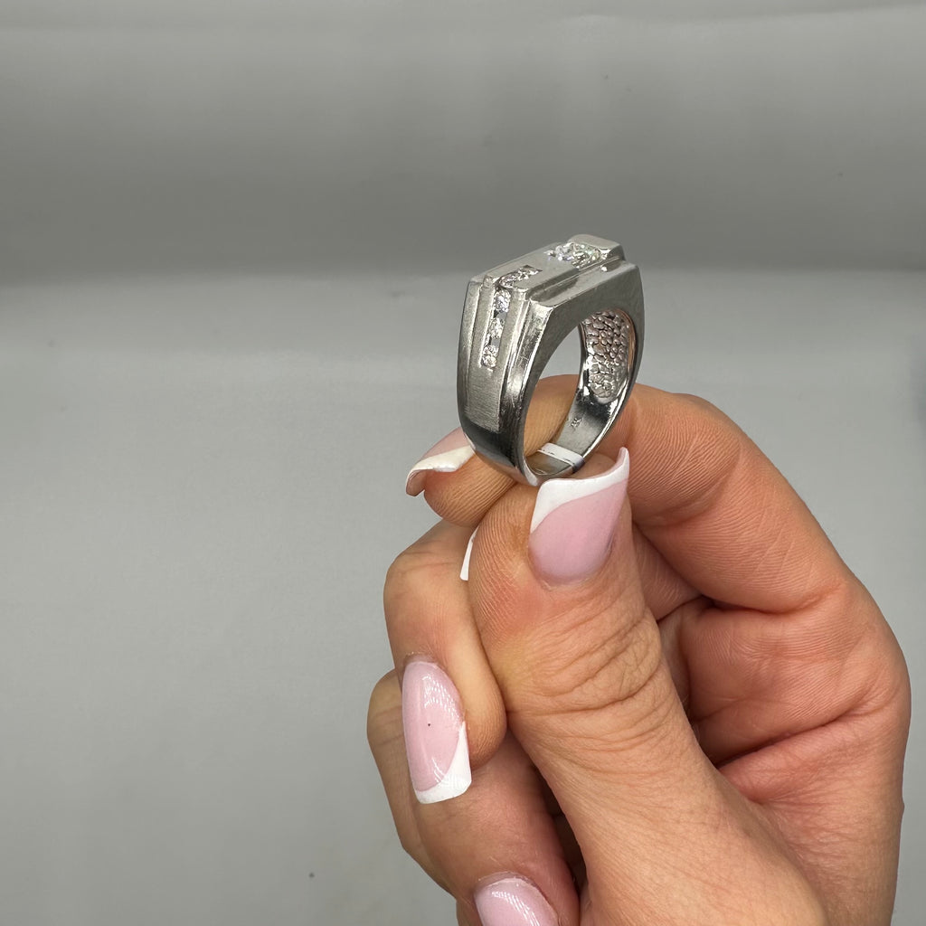14K White Gold 1.12CT Diamond Ring MR004 IJTJ NTJ