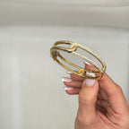 14K Yellow Gold Diamond Bangle Bracelet – 1.50 CT YKB00125