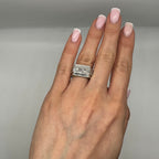 14K White Gold 1.12CT Diamond Ring MR004 IJTJ NTJ