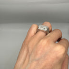14K White Gold 1.12CT Diamond Ring MR004 IJTJ NTJ