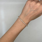 14K Yellow Gold 3.00 CTW Lab-Grown Diamond Bangle Bracelet IGJJ