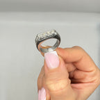 Platinum 0.90CT Diamond Ring WB018 IAJJ