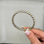 14KT Two-Tone Solid Gold Stretch Bracelet with 6.52ct Diamonds (VS2–SI1). DB0084 TJJJ