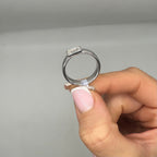 14K White Gold 1.73CT Lab Grown Diamond Band Ring DR055 IIJJ